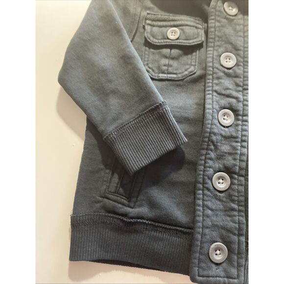 Cherokee Black Hooded Sweatshirt Jacket Size 24 Months - Picture 5 of 16